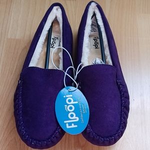 Floopi Women's Slip On Fur Lined Moccasins